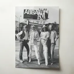 ABBA – Billboard Photo Fine Art Music Poster