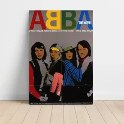 ABBA – The Movie Pop Art Fine Art Music Poster