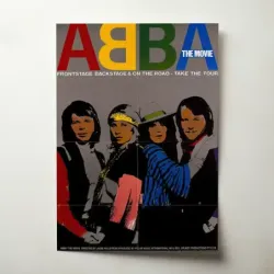 ABBA – The Movie Pop Art Fine Art Music Poster