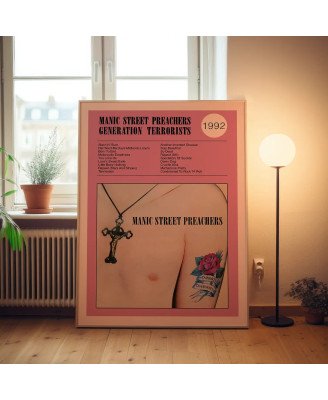 Manic Street Preachers – Generation Terrorists Fine Art Album Poster