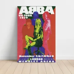 ABBA – UK Tour 1979 Wembley Arena Fine Art Concert Poster