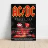 AC/DC – Black Ice Open Air Tour 2010 Bucharest Fine Art Concert Poster