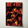 AC/DC – Black Ice World Tour Guitarist Fine Art Music Poster