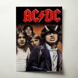 AC/DC – Highway To Hell Band Photo Fine Art Music Poster