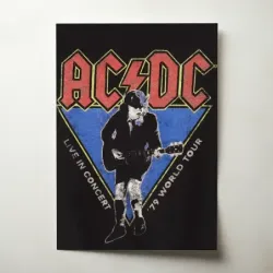 AC/DC – Live In Concert '79 World Tour Fine Art Concert Poster