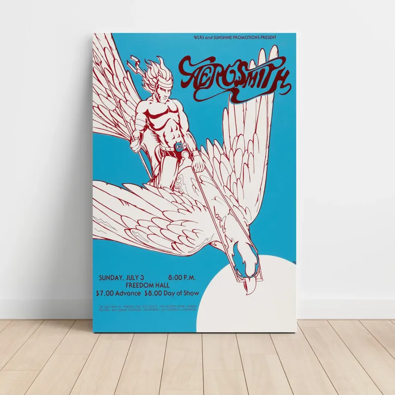 Aerosmith – Freedom Hall Winged Warrior Fine Art Concert Poster