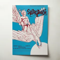 Aerosmith – Freedom Hall Winged Warrior Fine Art Concert Poster