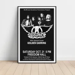 Aerosmith and Golden Earring – Freedom Hall Fine Art Concert Poster