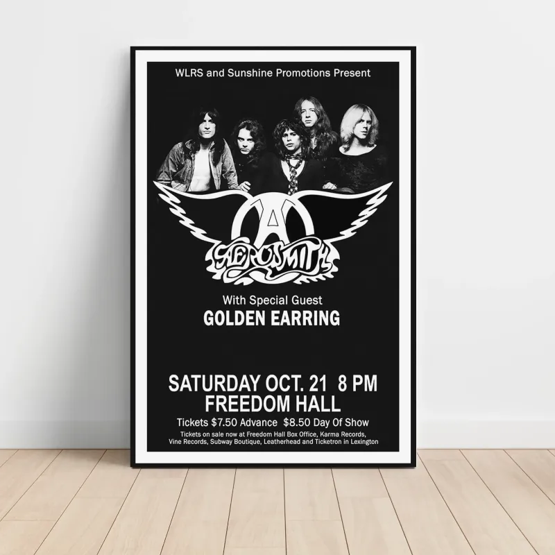 Aerosmith and Golden Earring – Freedom Hall Fine Art Concert Poster