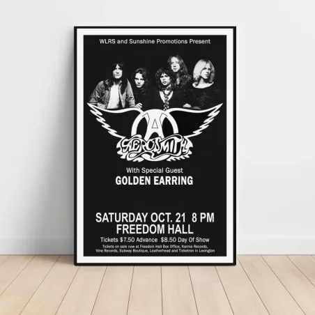 Aerosmith and Golden Earring – Freedom Hall Fine Art Concert Poster