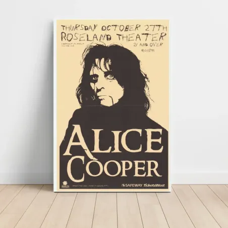 Alice Cooper – Roseland Theater Fine Art Concert Poster