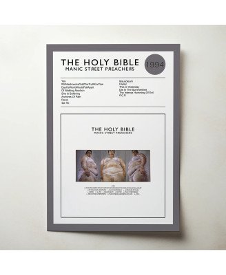 Manic Street Preachers – The Holy Bible Fine Art Album Poster