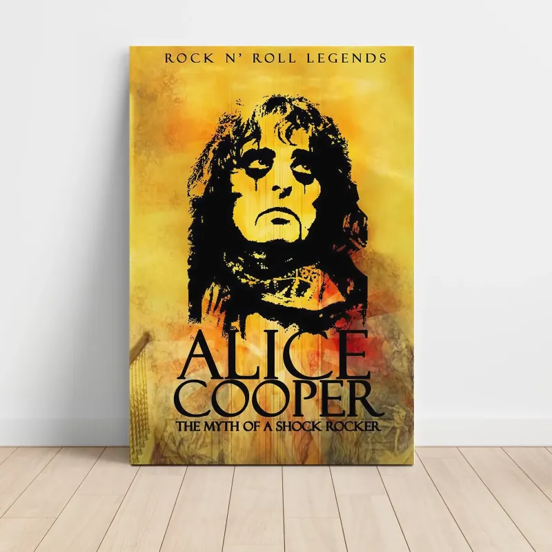 Alice Cooper – The Myth Of A Shock Rocker Fine Art Music Poster