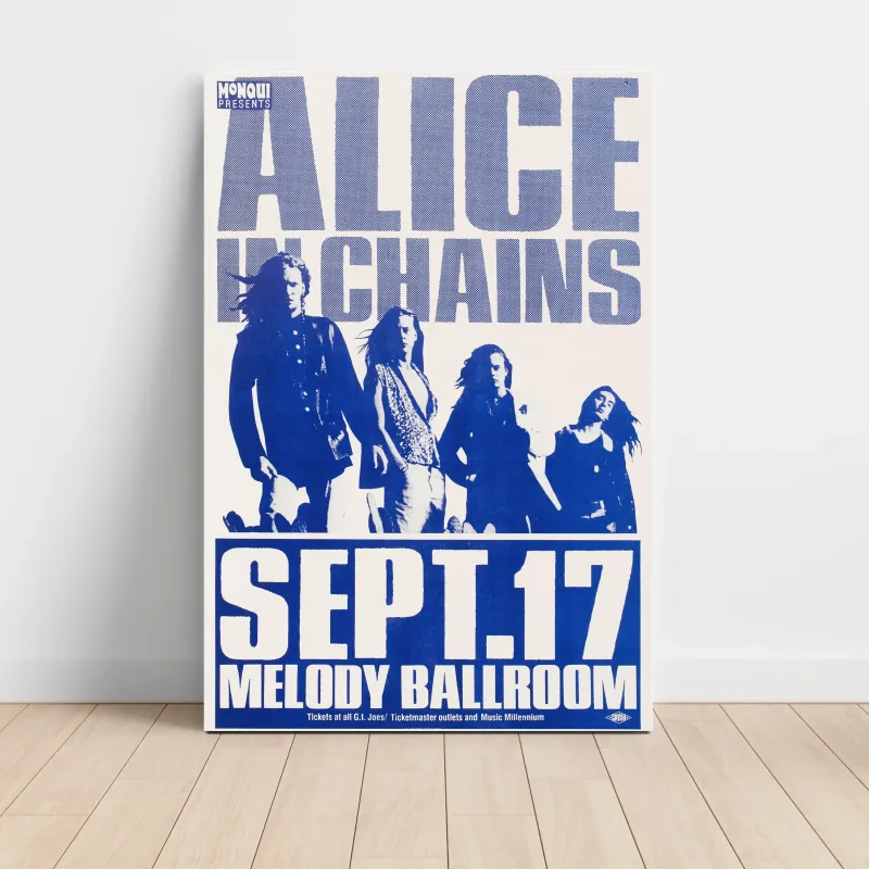 Alice In Chains – Melody Ballroom Fine Art Concert Poster