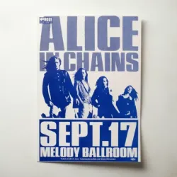 Alice In Chains – Melody Ballroom Fine Art Concert Poster