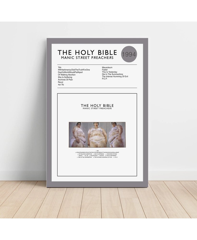 Manic Street Preachers – The Holy Bible Fine Art Album Poster