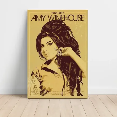 Amy Winehouse – 1983–2011 Tribute Fine Art Music Poster