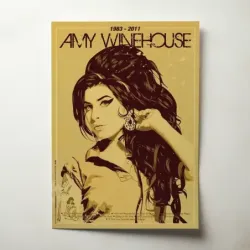 Amy Winehouse – 1983–2011 Tribute Fine Art Music Poster
