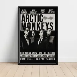 Arctic Monkeys – AM Band Photo Fine Art Music Poster