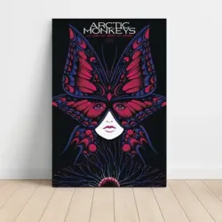 Arctic Monkeys – Texas 2014 Butterfly Mask Fine Art Concert Poster