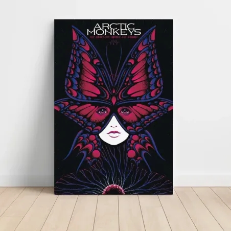 Arctic Monkeys – Texas 2014 Butterfly Mask Fine Art Concert Poster