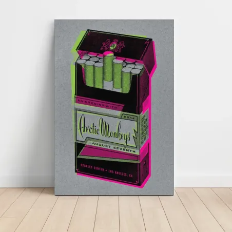Arctic Monkeys and Black Rebel Motorcycle Club – Staples Center Los Angeles 2014 Fine Art Concert Poster