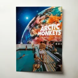 Arctic Monkeys – Tranquility Base Hotel And Casino Retro Art Fine Art Music Poster
