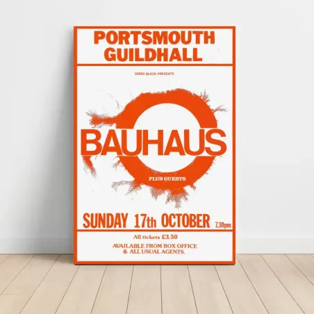 Bauhaus – Portsmouth Guildhall Fine Art Concert Poster