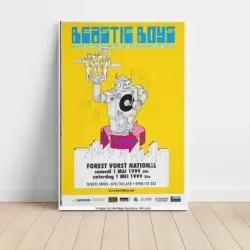 Beastie Boys – World Tour In The Round Forest National 1999 Fine Art Concert Poster