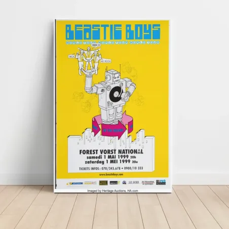 Beastie Boys – World Tour In The Round Forest National 1999 Fine Art Concert Poster