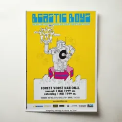 Beastie Boys – World Tour In The Round Forest National 1999 Fine Art Concert Poster