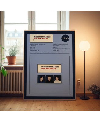 Manic Street Preachers Everything Must Go Fine Art Album Poster