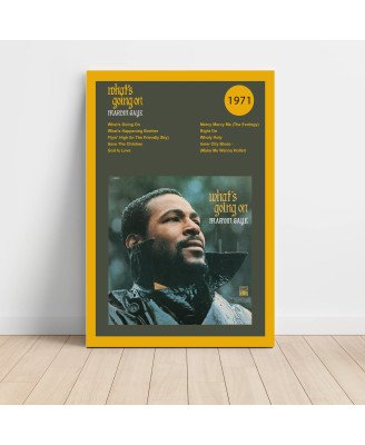 Marvin Gaye - Whats Going On Fine Art Album Poster