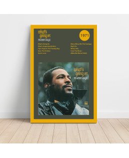 Marvin Gaye - Whats Going On Fine Art Album Poster