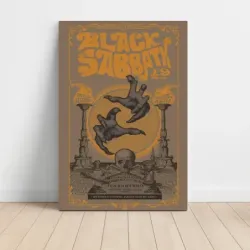 Black Sabbath – The End Tour 2016 Estadio Nacional Santiago Fine Art Concert Poster