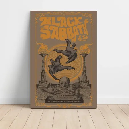 Black Sabbath – The End Tour 2016 Estadio Nacional Santiago Fine Art Concert Poster