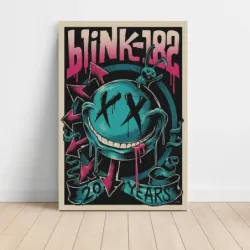 Blink-182 – 20 Years Smiley Fine Art Music Poster