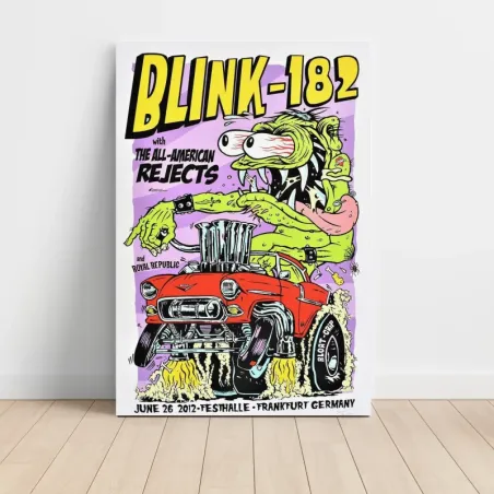Blink-182 and The All-American Rejects – Festhalle Frankfurt 2012 Fine Art Concert Poster