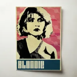 Blondie – Debbie Harry Pop Art Fine Art Music Poster