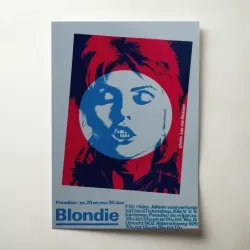 Blondie – Paradiso Amsterdam Fine Art Concert Poster
