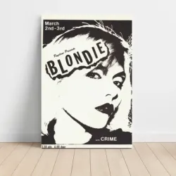 Blondie and Crime – Psyclone Presents Fine Art Concert Poster