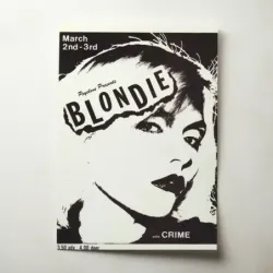 Blondie and Crime – Psyclone Presents Fine Art Concert Poster