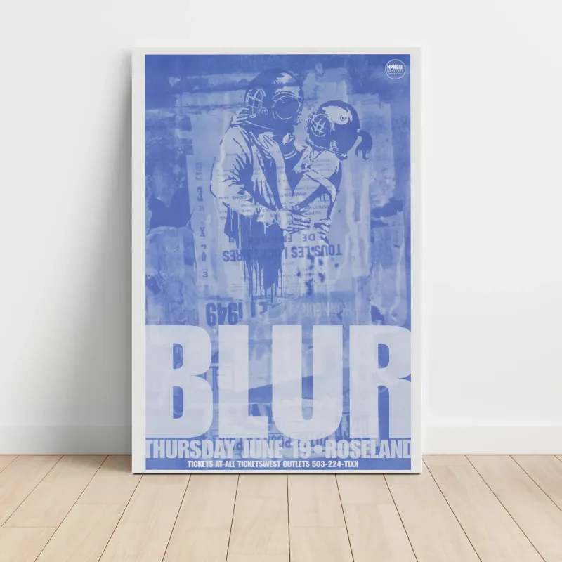 Blur – Roseland Theater Fine Art Concert Poster