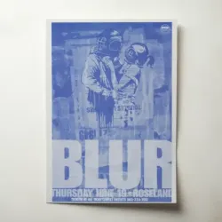 Blur – Roseland Theater Fine Art Concert Poster