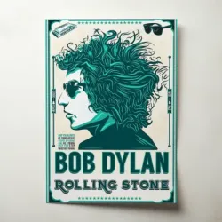 Bob Dylan – Rolling Stone Fine Art Music Poster