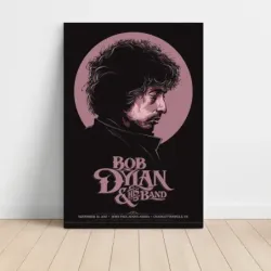 Bob Dylan and His Band – John Paul Jones Arena 2010 Fine Art Concert Poster