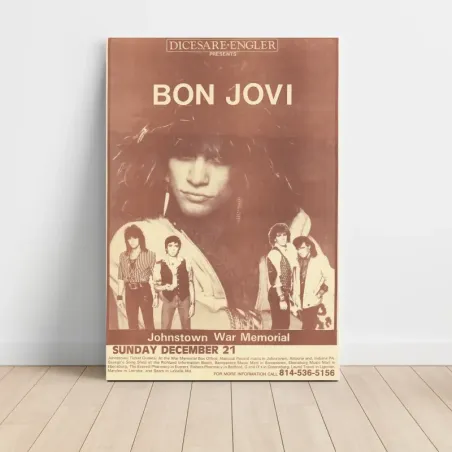 Bon Jovi – Johnstown War Memorial Fine Art Concert Poster
