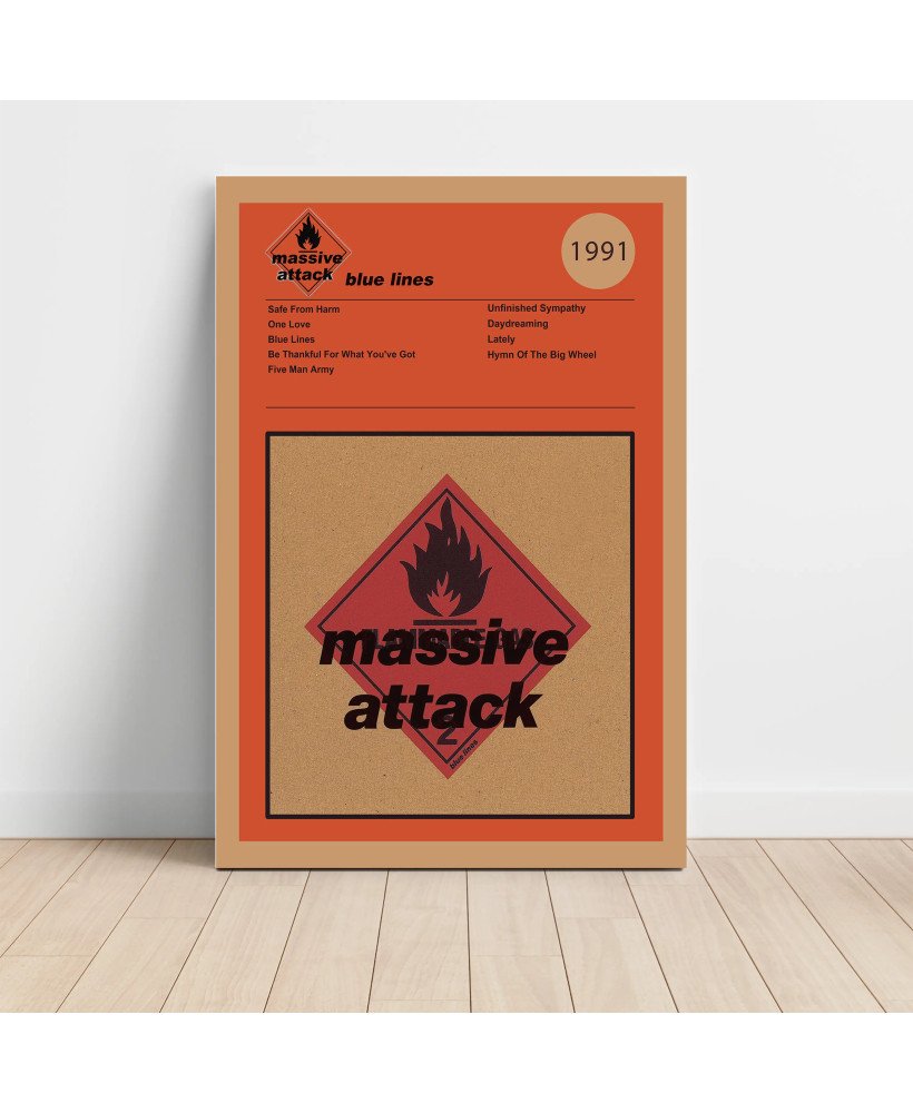 Massive Attack – Blue Lines Fine Art Album Poster Massive Attack – Blue Lines Fine Art Album Poster