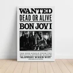 Bon Jovi – Wanted Dead Or Alive Fine Art Music Poster