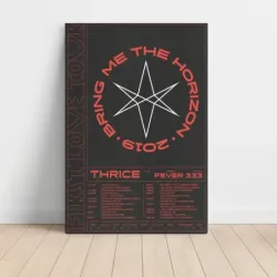 Bring Me The Horizon – First Love Tour 2019 Fine Art Concert Poster